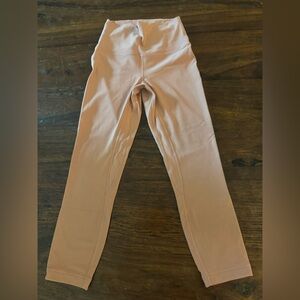 Lululemon Pink Savannah Align Leggings